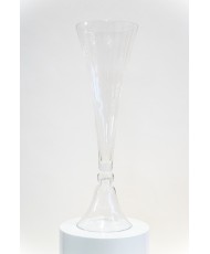 Vase clarinette 80 cm en verre élégant et chic